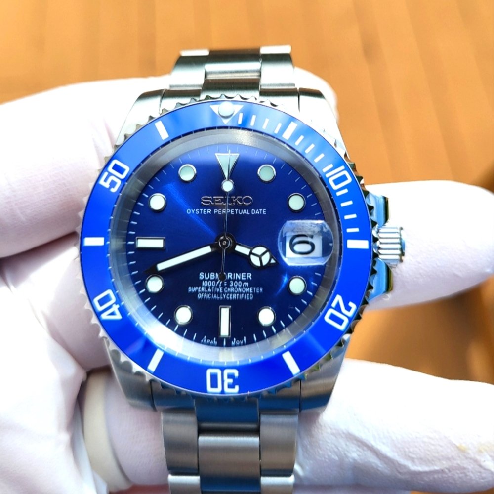 New Custom SeikoMod 40mm Automatic Dive Watch